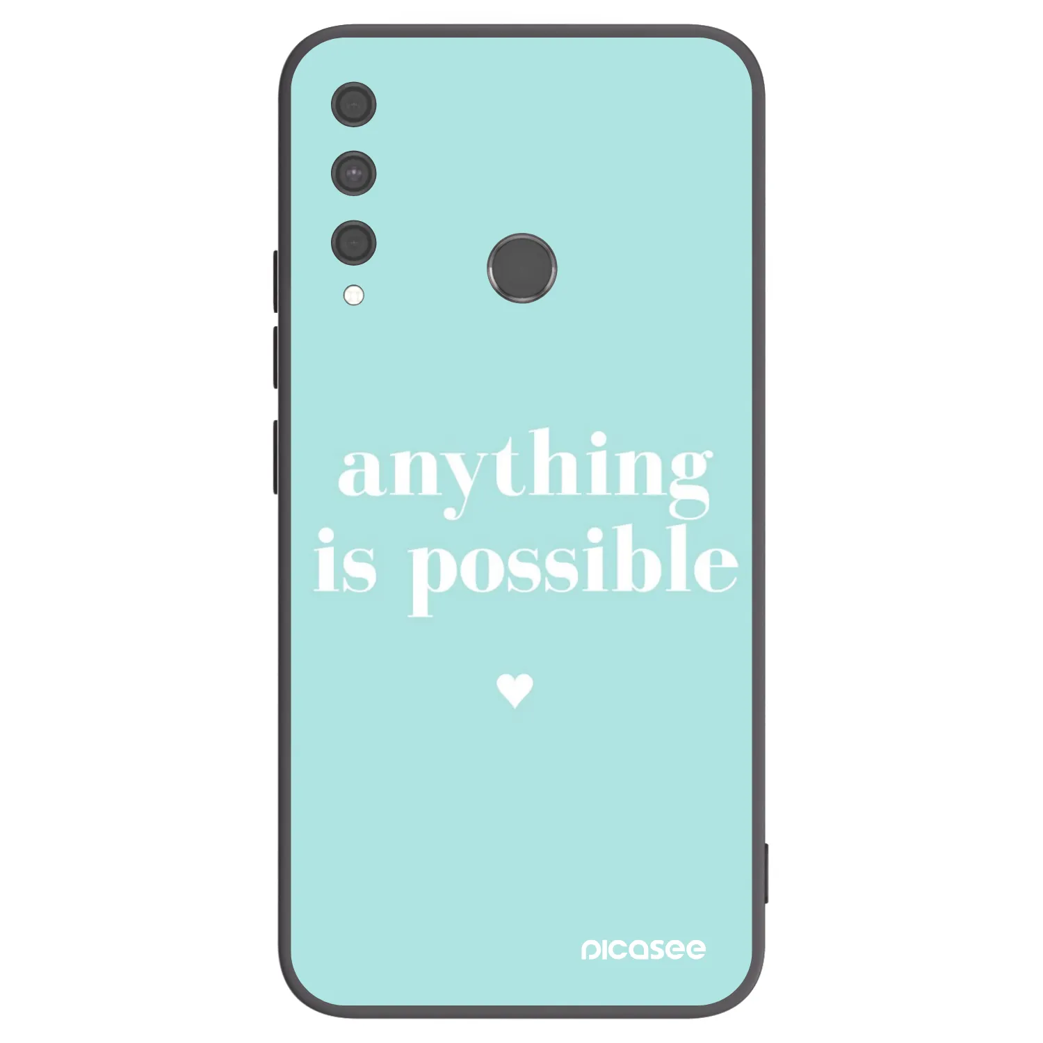 Picasee husă neagră din silicon pentru Huawei P40 Lite E - Anything is possible