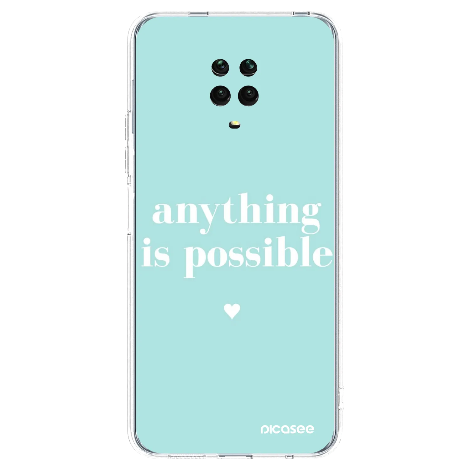Picasee husă transparentă din silicon pentru Xiaomi Redmi Note 9 Pro - Anything is possible