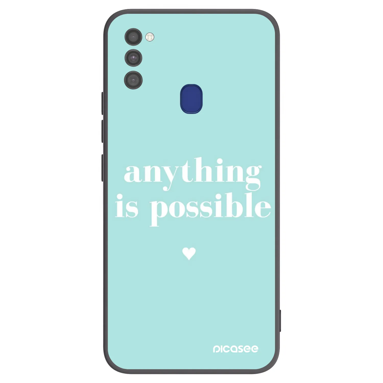 Picasee husă neagră din silicon pentru Samsung Galaxy M21 M215F - Anything is possible