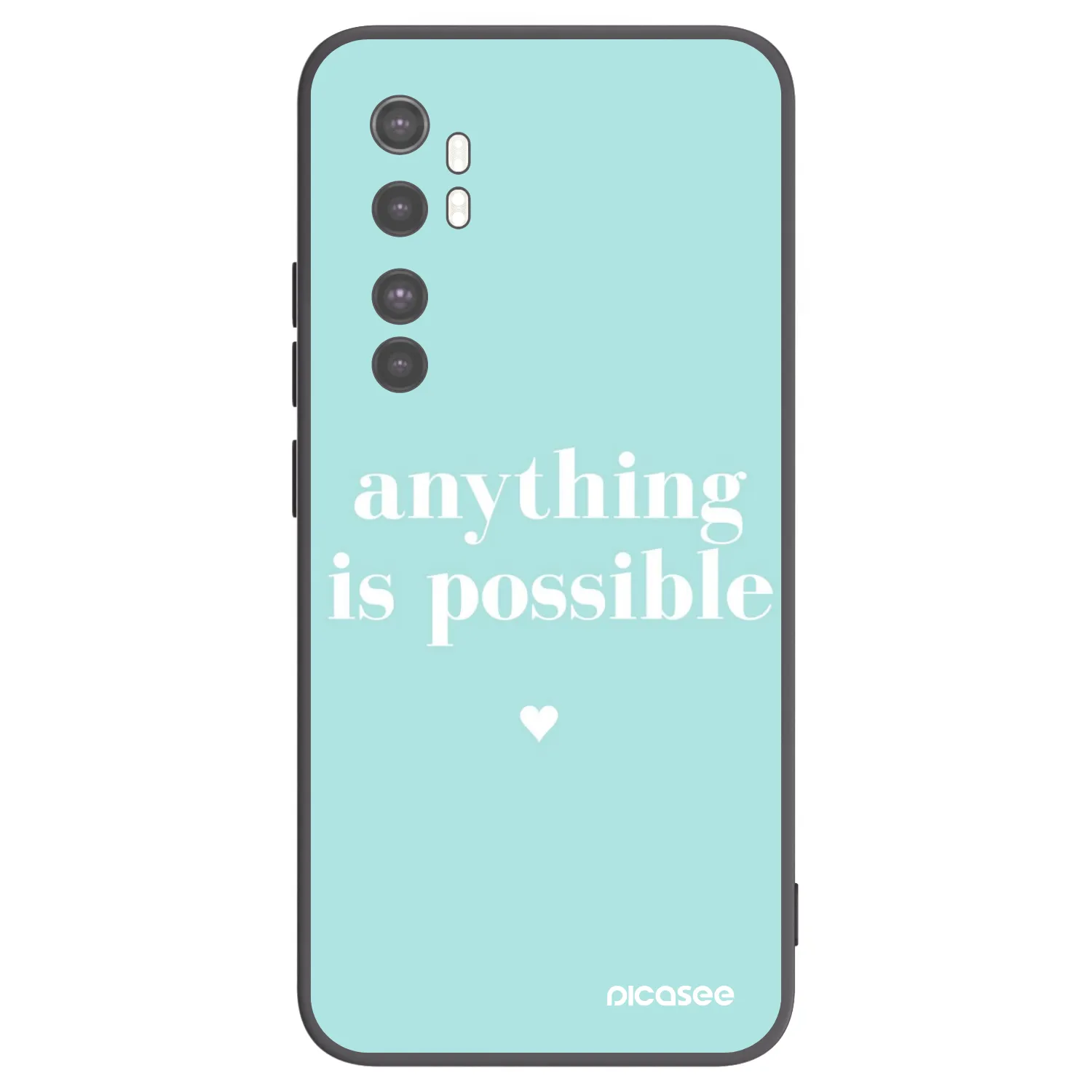 Picasee husă neagră din silicon pentru Xiaomi Mi Note 10 Lite - Anything is possible