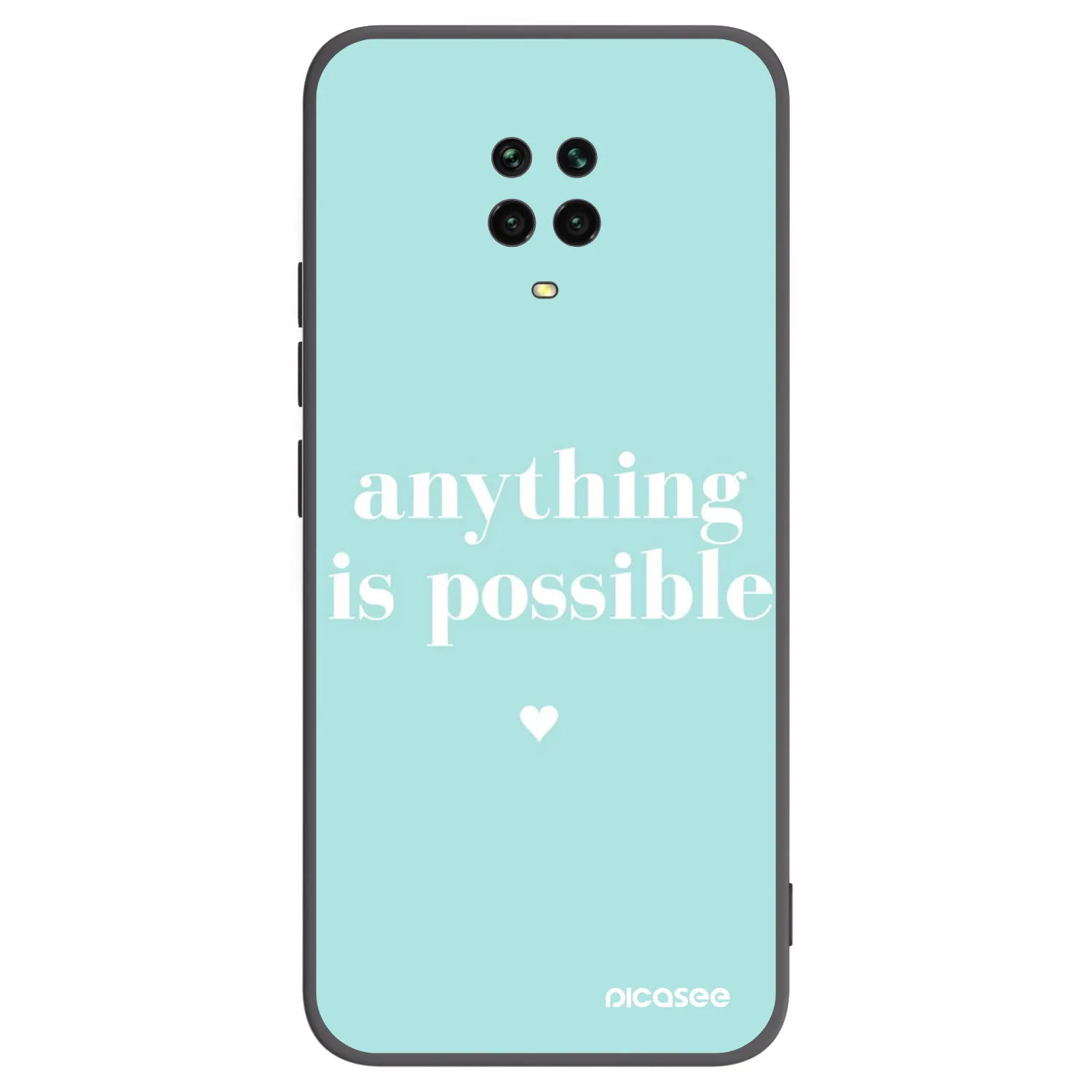 Picasee husă neagră din silicon pentru Xiaomi Redmi Note 9S - Anything is possible