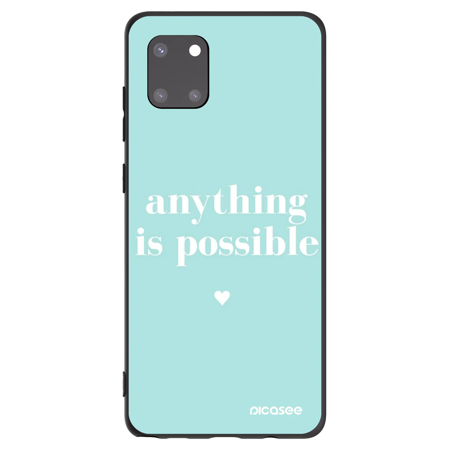 Picasee husă neagră din silicon pentru Samsung Galaxy Note 10 Lite N770F - Anything is possible