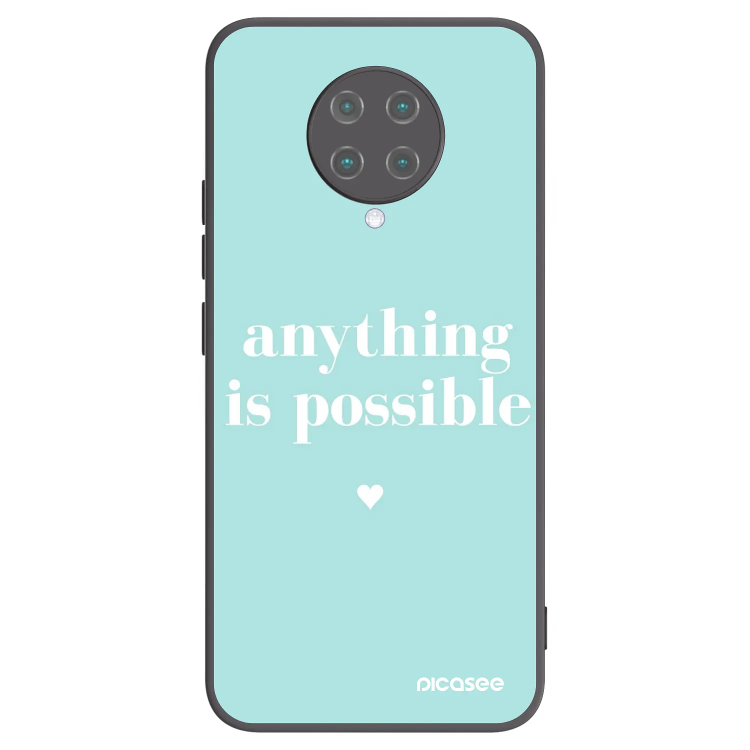 Picasee husă neagră din silicon pentru Xiaomi Poco F2 Pro - Anything is possible