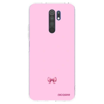 Picasee husă transparentă din silicon pentru Xiaomi Redmi 9 - Blush bow