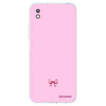 Picasee husă neagră din silicon pentru Xiaomi Redmi 9A - Blush bow