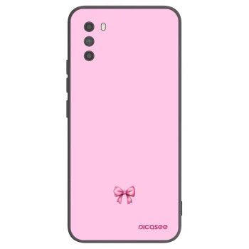 Picasee husă neagră din silicon pentru Xiaomi Poco M3 - Blush bow