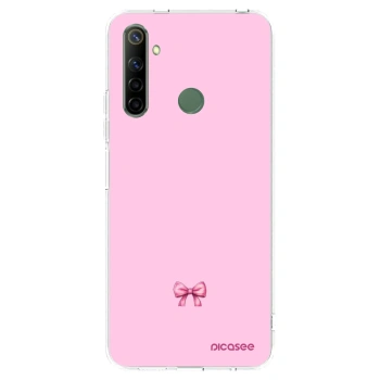 Picasee husă transparentă din silicon pentru Realme 6i - Blush bow