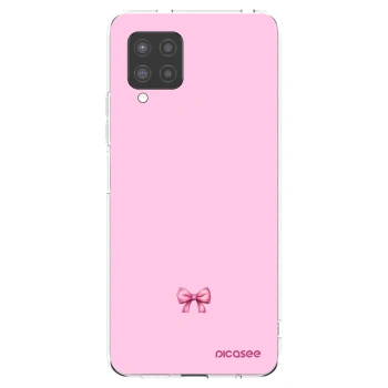 Picasee husă transparentă din silicon pentru Samsung Galaxy A42 A426B - Blush bow
