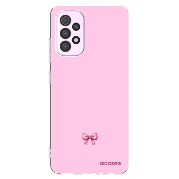 Picasee husă transparentă din silicon pentru Samsung Galaxy A32 5G A326B - Blush bow