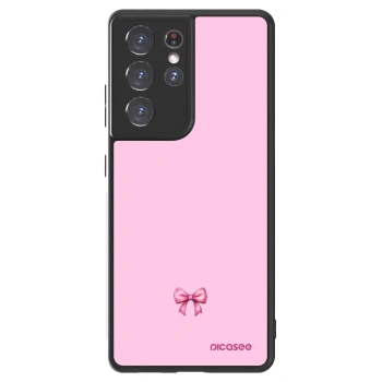 Picasee ULTIMATE CASE pentru Samsung Galaxy S21 Ultra 5G G998B - Blush bow
