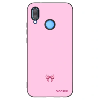 Picasee husă neagră din silicon pentru Huawei P20 Lite - Blush bow