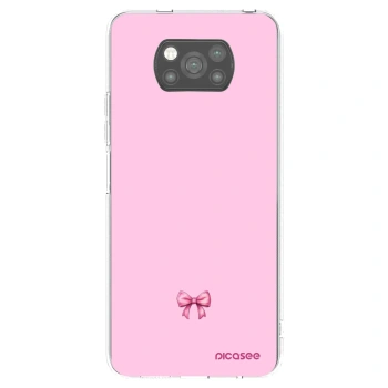 Picasee husă neagră din silicon pentru Xiaomi Poco X3 Pro - Blush bow