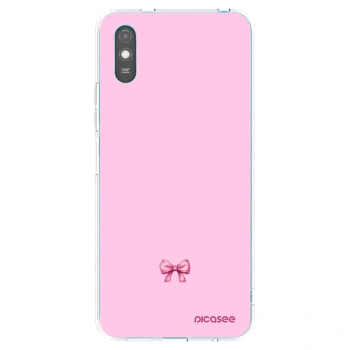 Picasee husă transparentă din silicon pentru Xiaomi Redmi 9AT - Blush bow
