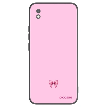 Picasee husă neagră din silicon pentru Xiaomi Redmi 9AT - Blush bow