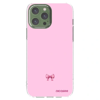 Picasee husă transparentă din silicon pentru Apple iPhone 13 Pro Max - Blush bow