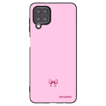 Picasee husă neagră din silicon pentru Samsung Galaxy M12 M127F - Blush bow