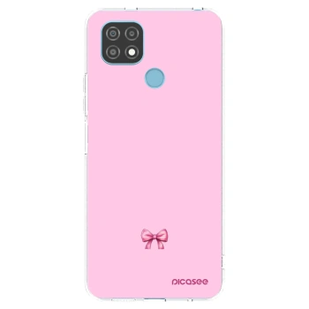 Picasee husă transparentă din silicon pentru Realme C21 - Blush bow