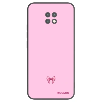 Picasee husă neagră din silicon pentru Xiaomi Redmi Note 9T - Blush bow