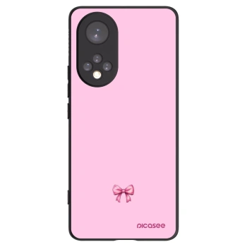 Picasee husă neagră din silicon pentru Honor 50 5G - Blush bow