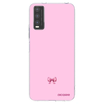 Picasee husă transparentă din silicon pentru Vivo Y20s - Blush bow