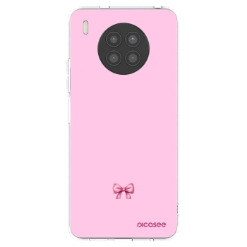 Picasee husă transparentă din silicon pentru Huawei Nova 8i - Blush bow