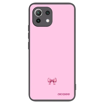 Picasee husă neagră din silicon pentru Xiaomi 11 Lite 5G NE - Blush bow