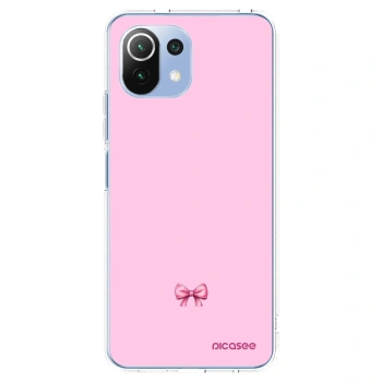 Picasee husă transparentă din silicon pentru Xiaomi 11 Lite 5G NE - Blush bow