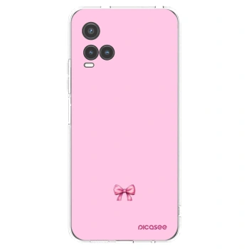Picasee husă transparentă din silicon pentru Vivo Y33s - Blush bow