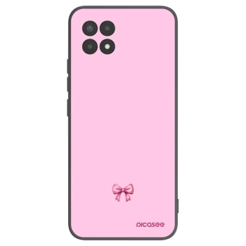 Picasee husă neagră din silicon pentru Realme 8i - Blush bow