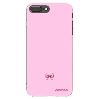 Picasee husă transparentă din silicon pentru Apple iPhone 7 Plus - Blush bow