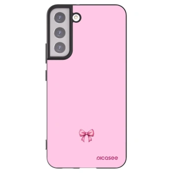 Picasee husă neagră din silicon pentru Samsung Galaxy S22+ 5G - Blush bow