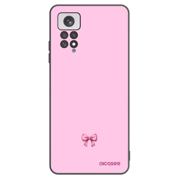 Picasee husă neagră din silicon pentru Xiaomi Redmi Note 11 - Blush bow