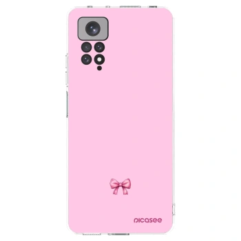 Picasee husă transparentă din silicon pentru Xiaomi Redmi Note 11S 4G - Blush bow