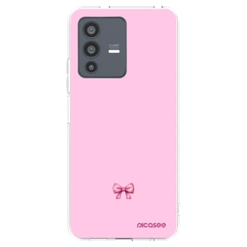 Picasee husă transparentă din silicon pentru Vivo V23 5G - Blush bow