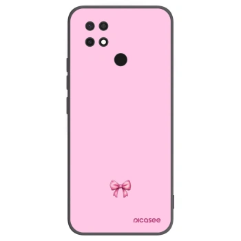 Picasee husă neagră din silicon pentru Xiaomi Redmi 10C - Blush bow