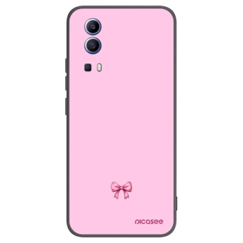Picasee husă neagră din silicon pentru Vivo Y52 5G - Blush bow