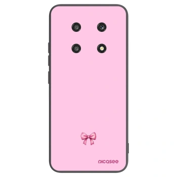 Picasee husă neagră din silicon pentru Honor Magic4 Lite 5G - Blush bow