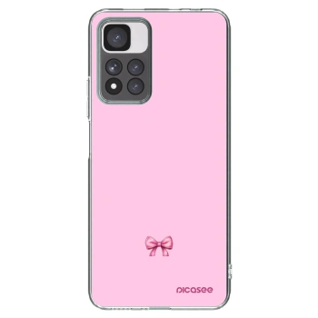 Picasee husă transparentă din silicon pentru Xiaomi Redmi Note 11 Pro+ 5G - Blush bow