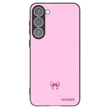 Picasee husă neagră din silicon pentru Samsung Galaxy S23+ 5G - Blush bow