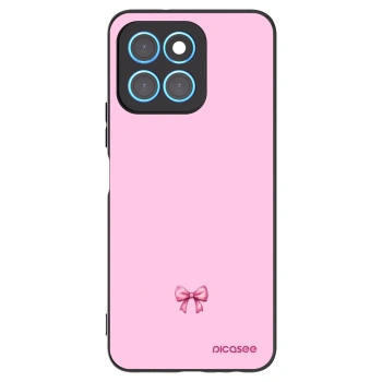 Picasee husă neagră din silicon pentru Honor X6 - Blush bow