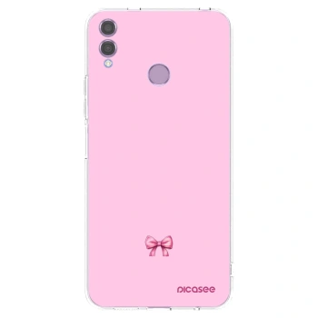 Picasee husă transparentă din silicon pentru Honor 8X - Blush bow