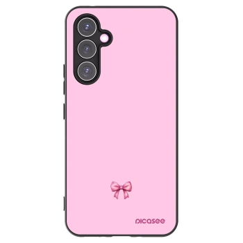 Picasee husă neagră din silicon pentru Samsung Galaxy A54 5G A546B - Blush bow