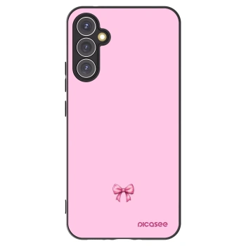 Picasee husă neagră din silicon pentru Samsung Galaxy A34 5G A346B - Blush bow