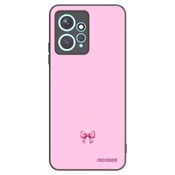 Picasee husă neagră din silicon pentru Xiaomi Redmi Note 12 4G - Blush bow