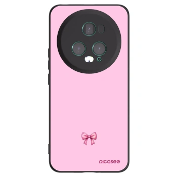 Picasee husă neagră din silicon pentru Honor Magic5 Pro - Blush bow