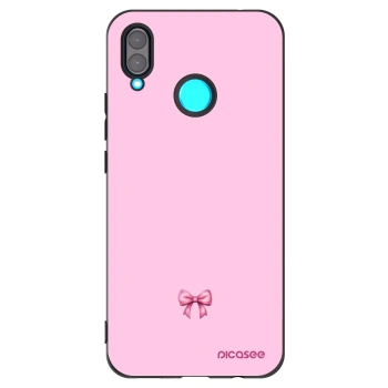 Picasee husă neagră din silicon pentru Huawei Nova 3 - Blush bow