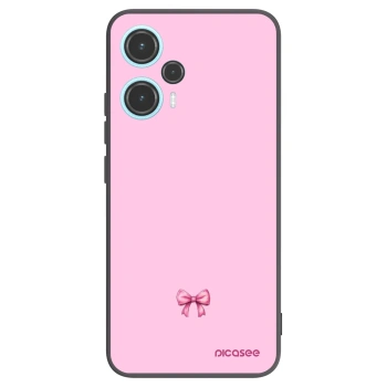 Picasee husă neagră din silicon pentru Xiaomi Poco F5 - Blush bow