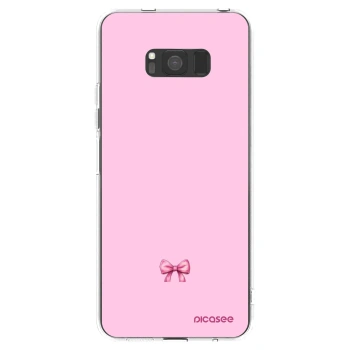 Picasee husă transparentă din silicon pentru Samsung Galaxy S8 G950F - Blush bow