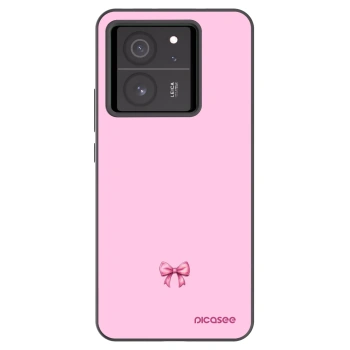 Picasee husă neagră din silicon pentru Xiaomi 13T Pro - Blush bow