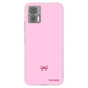 Picasee husă transparentă din silicon pentru Motorola Edge 30 Neo - Blush bow